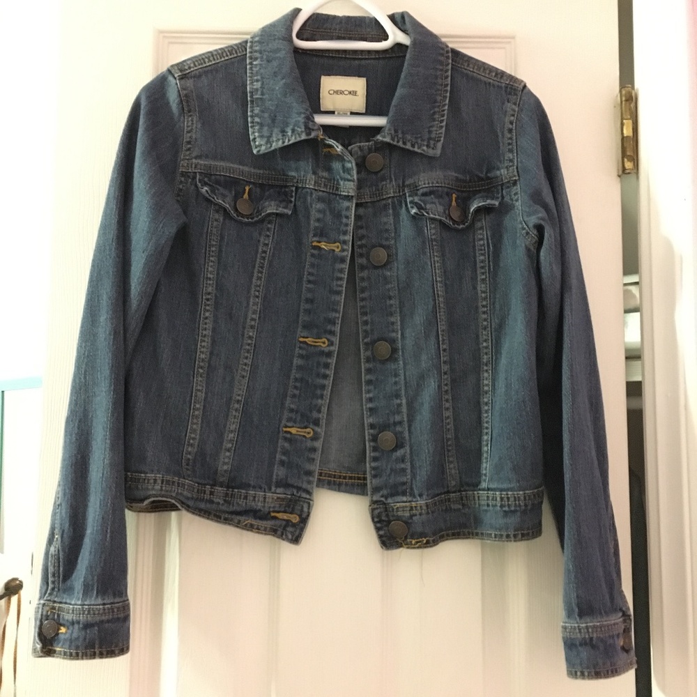 Teen Denim Jean Jacket Target Cherokee 14-16